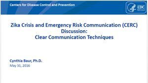 CERC Discussion Clear Communication