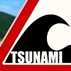Photo of tsunami warning sign.